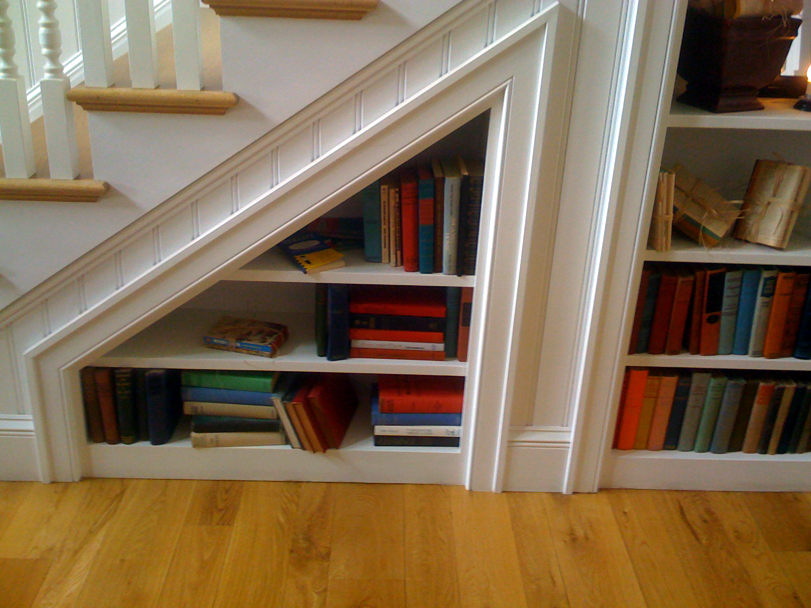 Bookcase Stairs House Beautifull Living Rooms Ideas